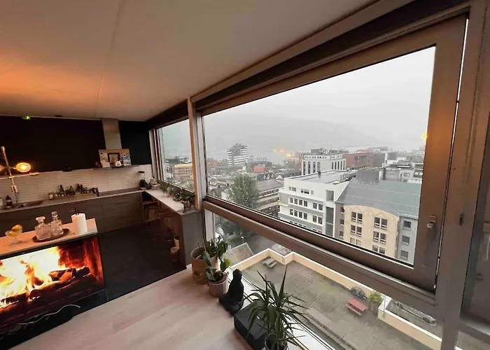 아파트 10th Floor Penthouse In The Heart Of 트롬쇠