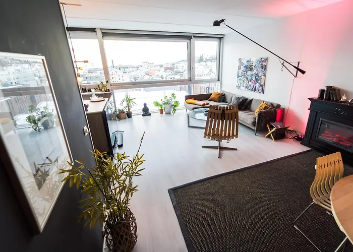 10th Floor Penthouse In The Heart Of Apartamento Tromsø
