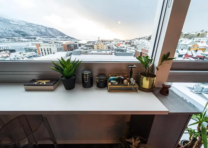아파트 10th Floor Penthouse In The Heart Of 트롬쇠